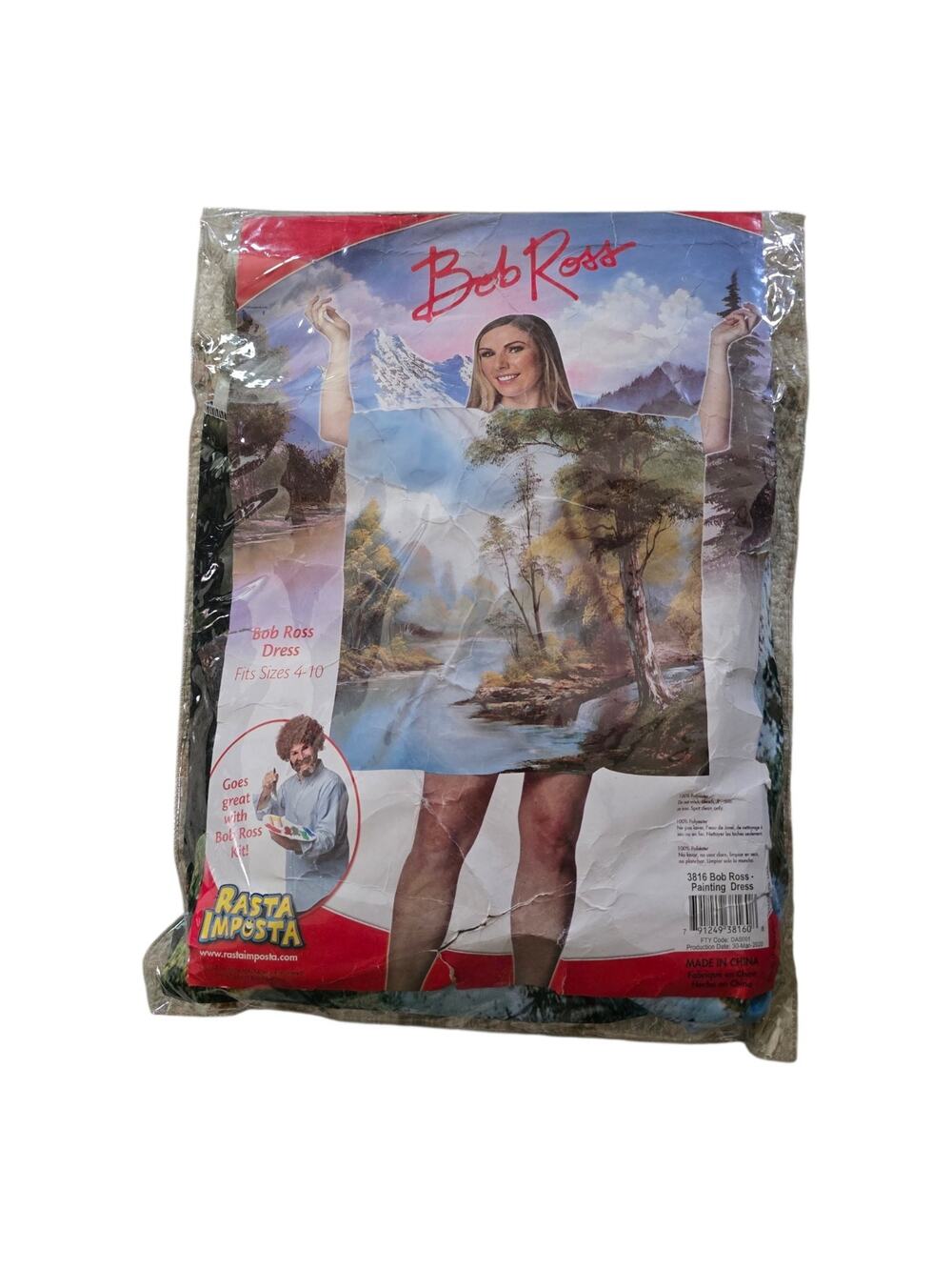 Rasta Imposta Bob Ross Painting Dress Costume sizes 4-10